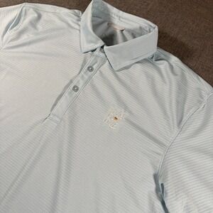 Swannies Golf Polo Mens Medium Blue Have One Get One Repreve Performance Shirt